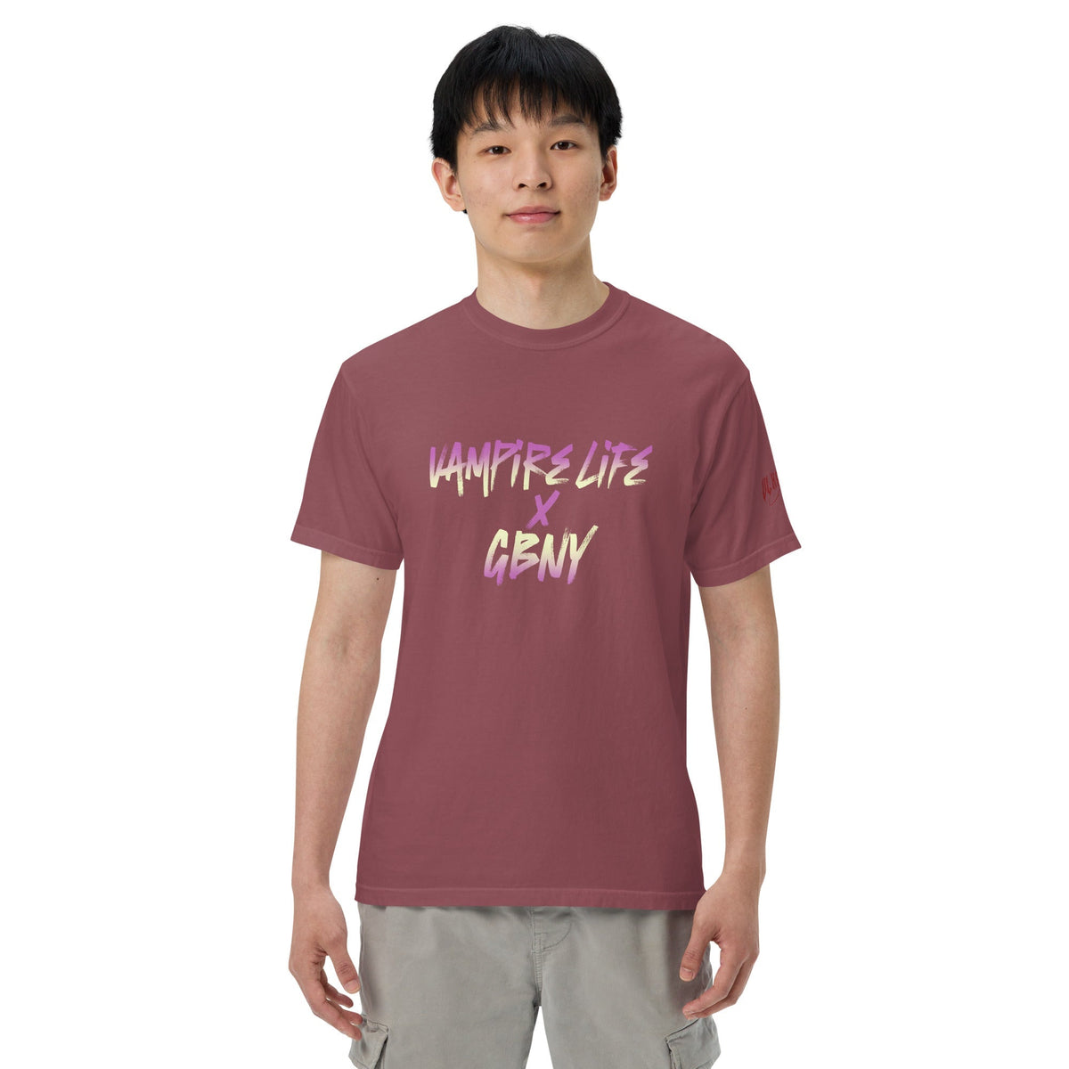 Vamp Life X GBNY "Rising Skull" dyed T-shirt - Men's
