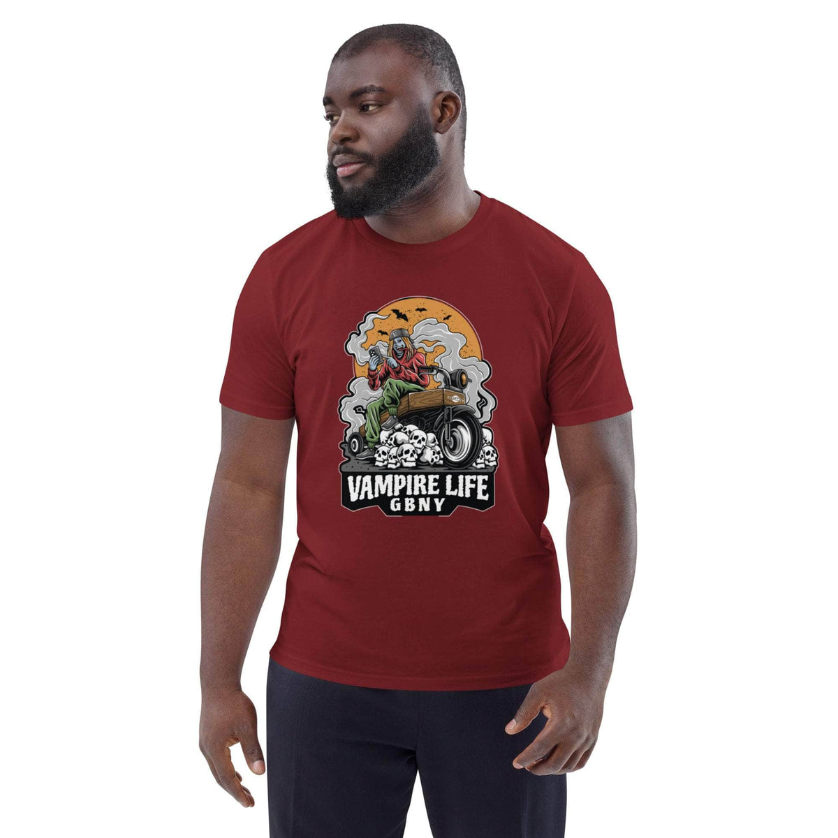 Vamp Life x GBNY Skull Smoky Rider Tee - Men's