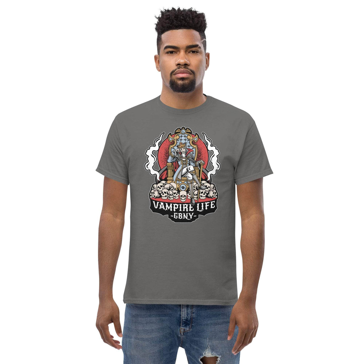 Vamp Life x GBNY Scary Skulls Tee - Men's