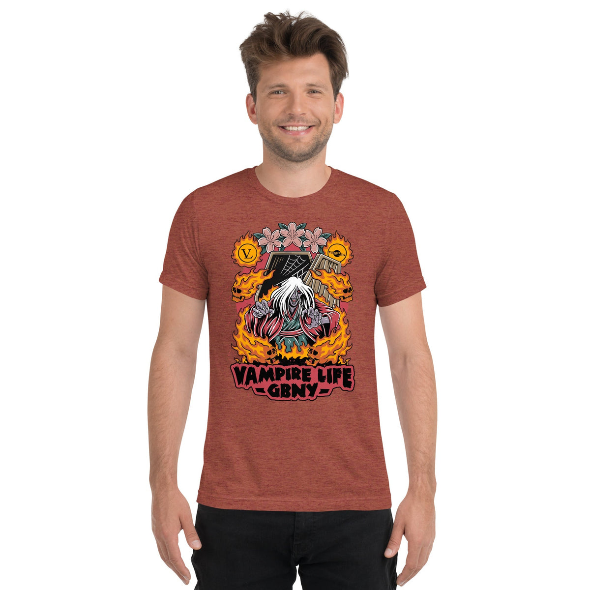 Vamp Life X GBNY "Fiery Vamp" T-shirt - Men's