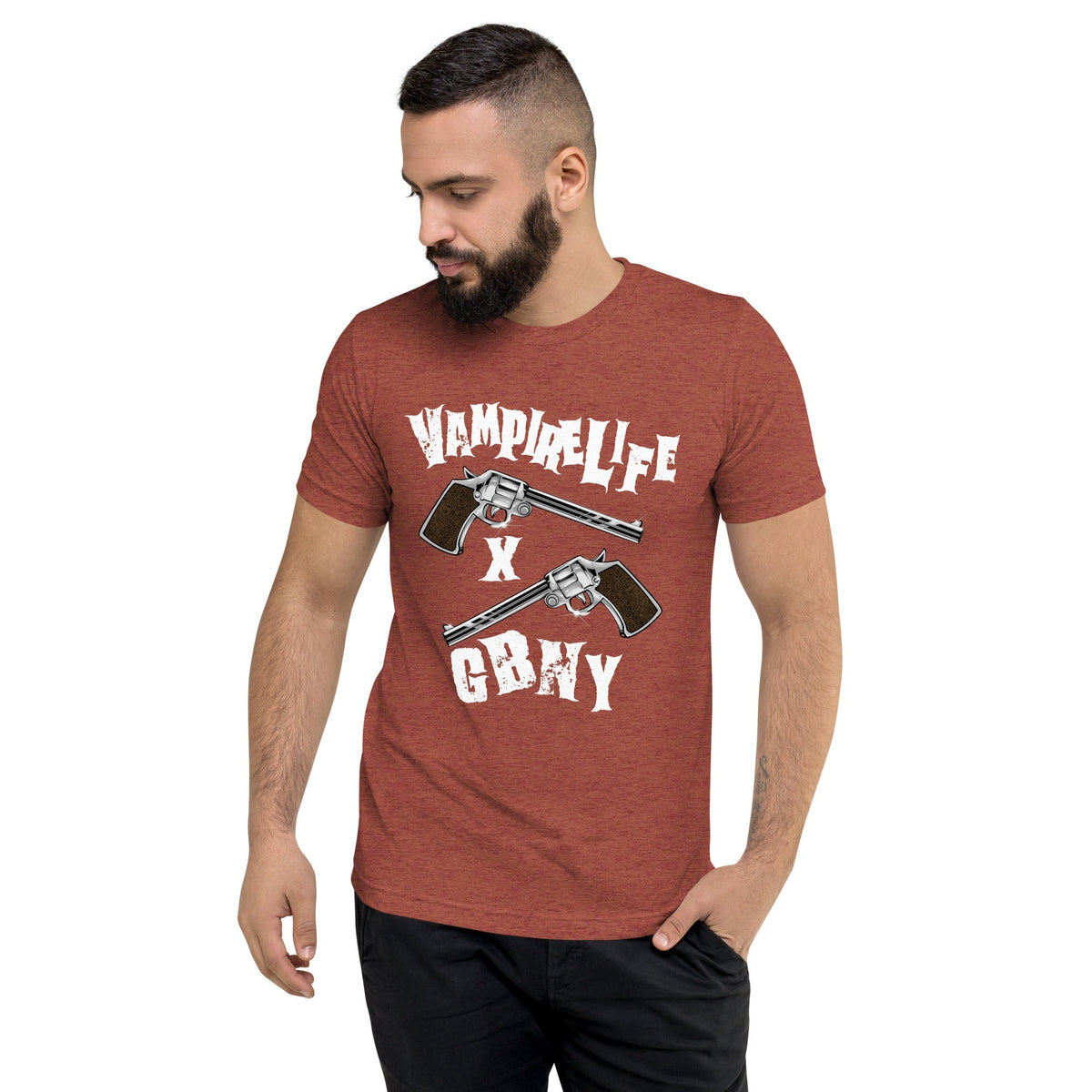 Vamp Life X GBNY "Pistol" T-shirt - Men's