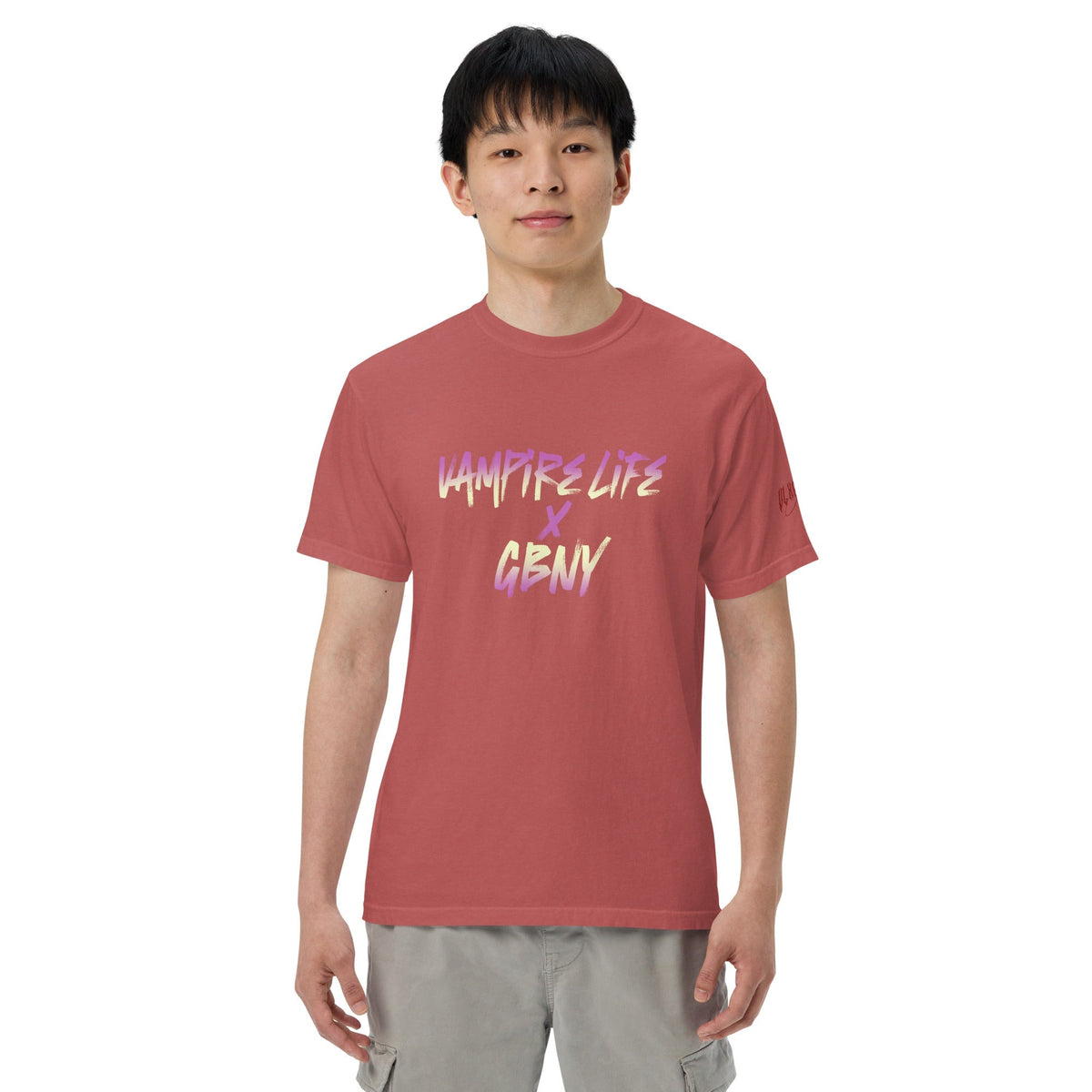 Vamp Life X GBNY "Rising Skull" dyed T-shirt - Men's