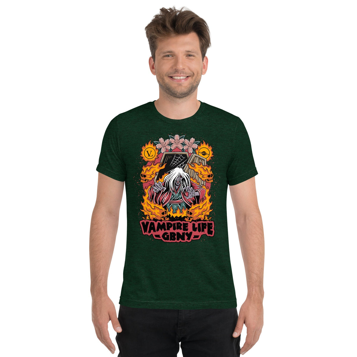 Vamp Life X GBNY "Fiery Vamp" T-shirt - Men's