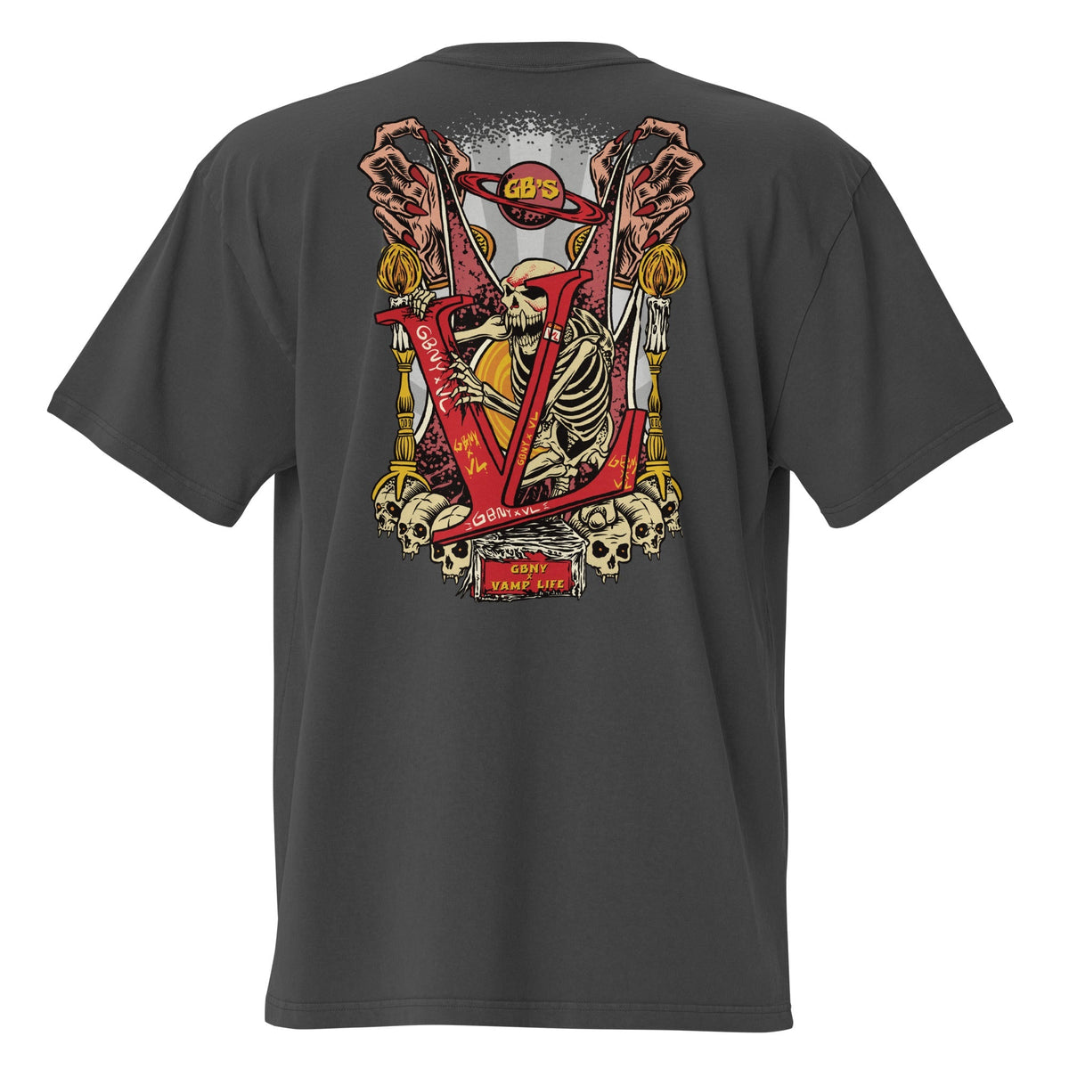 Vamp Life X GBNY "Graveyard" Oversized T-shirt - Men's