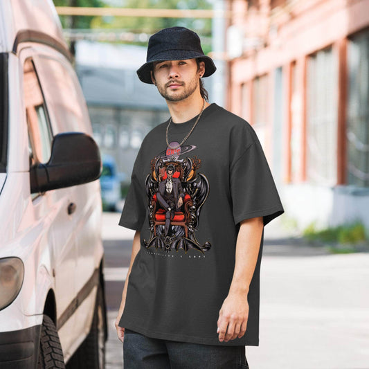 Vamp Life X GBNY "Street Vamp" Oversized Faded T-shirt - Men's