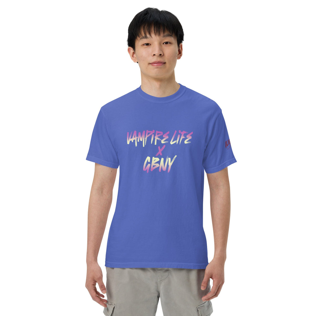 Vamp Life X GBNY "Rising Skull" dyed T-shirt - Men's