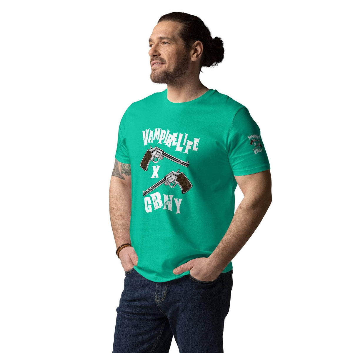 Vamp Life x GBNY Cowboy Gun Stock Tee - Men's