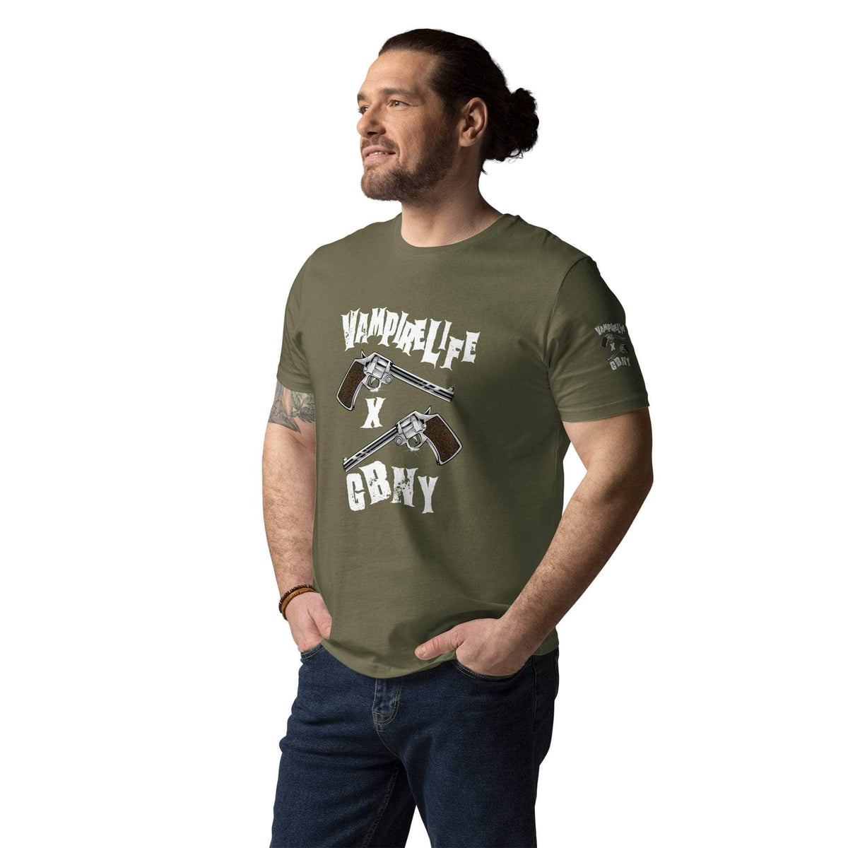 Vamp Life x GBNY Cowboy Gun Stock Tee - Men's