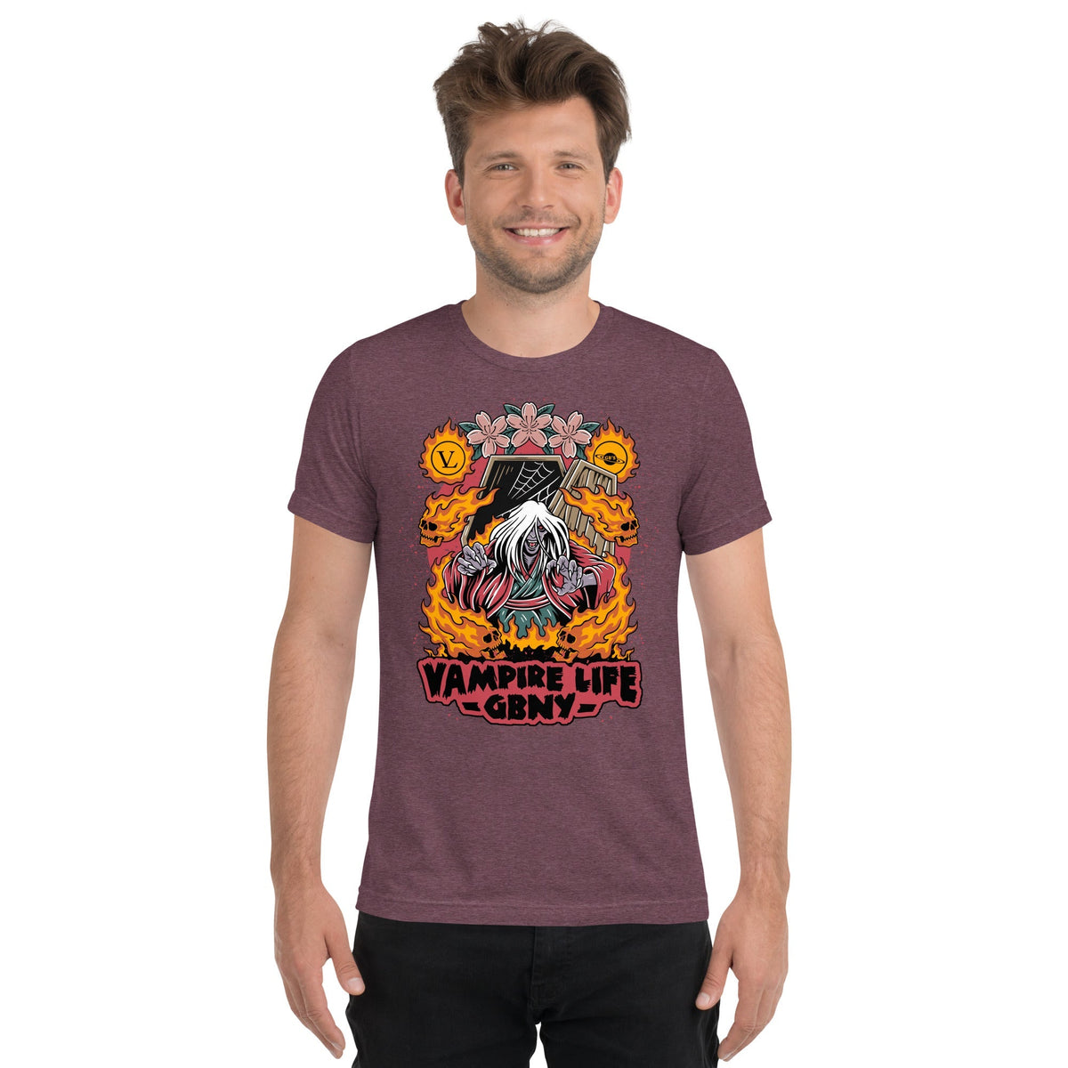 Vamp Life X GBNY "Fiery Vamp" T-shirt - Men's