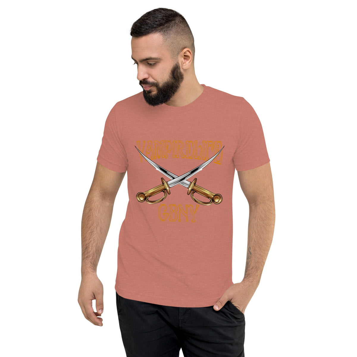 Vamp Life X GBNY "Cross Swords" T-shirt - Men's