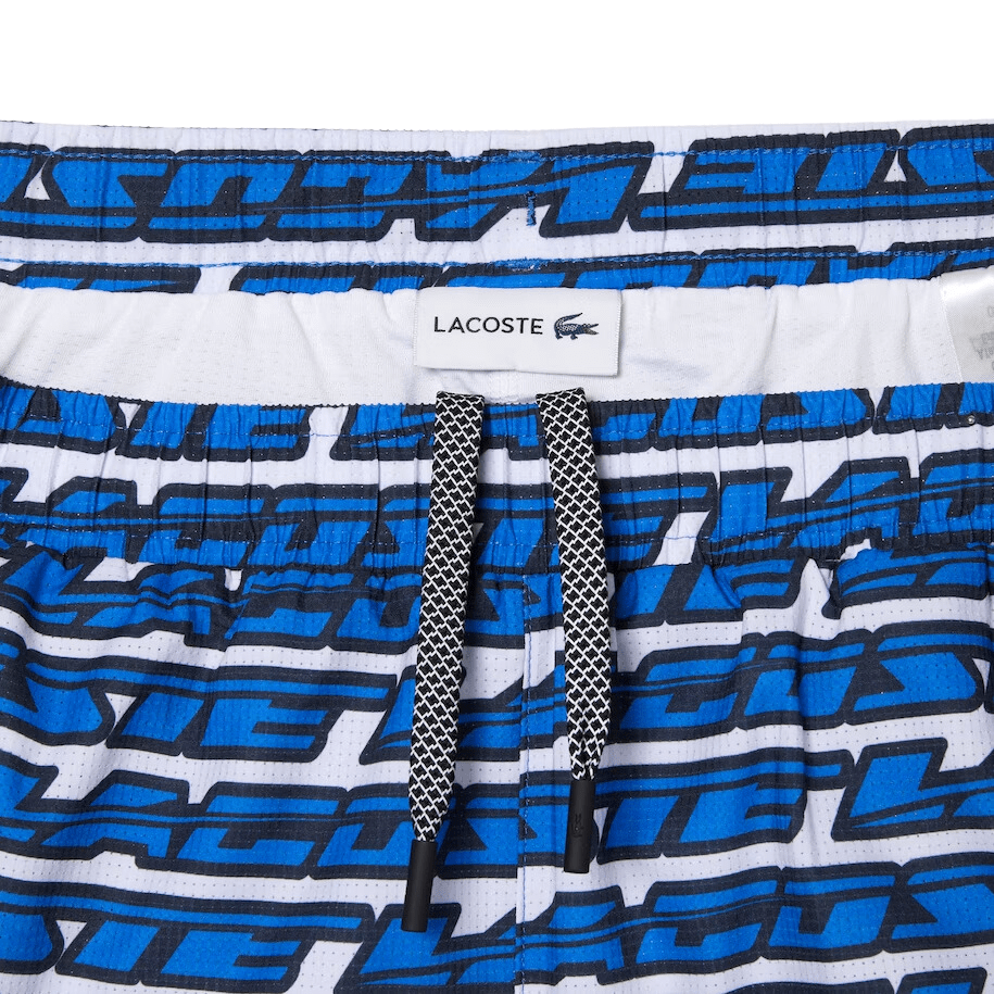 Men’s Two-Tone Print Swim Trunks