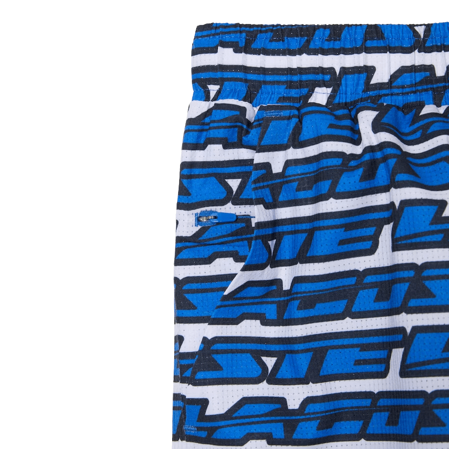 Men’s Two-Tone Print Swim Trunks