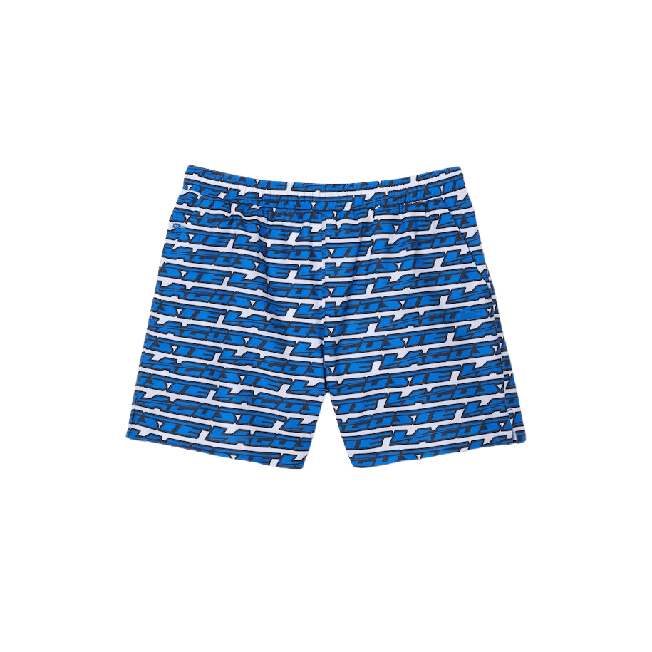 Men’s Two-Tone Print Swim Trunks