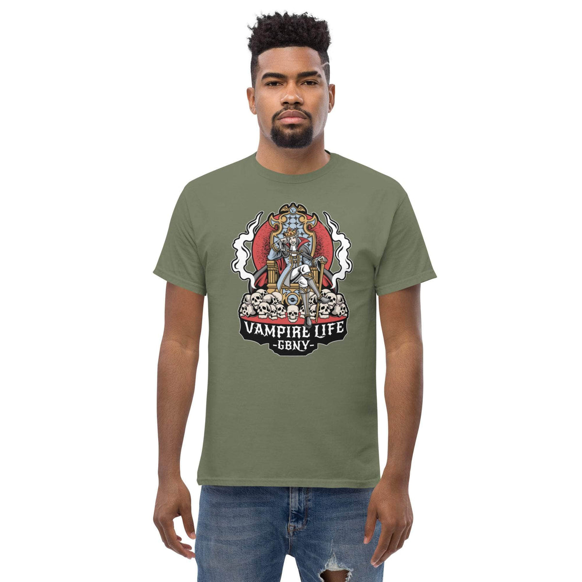 Vamp Life x GBNY Scary Skulls Tee - Men's