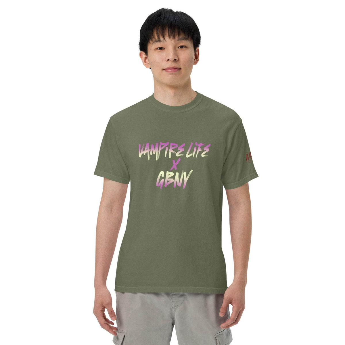 Vamp Life X GBNY "Rising Skull" dyed T-shirt - Men's