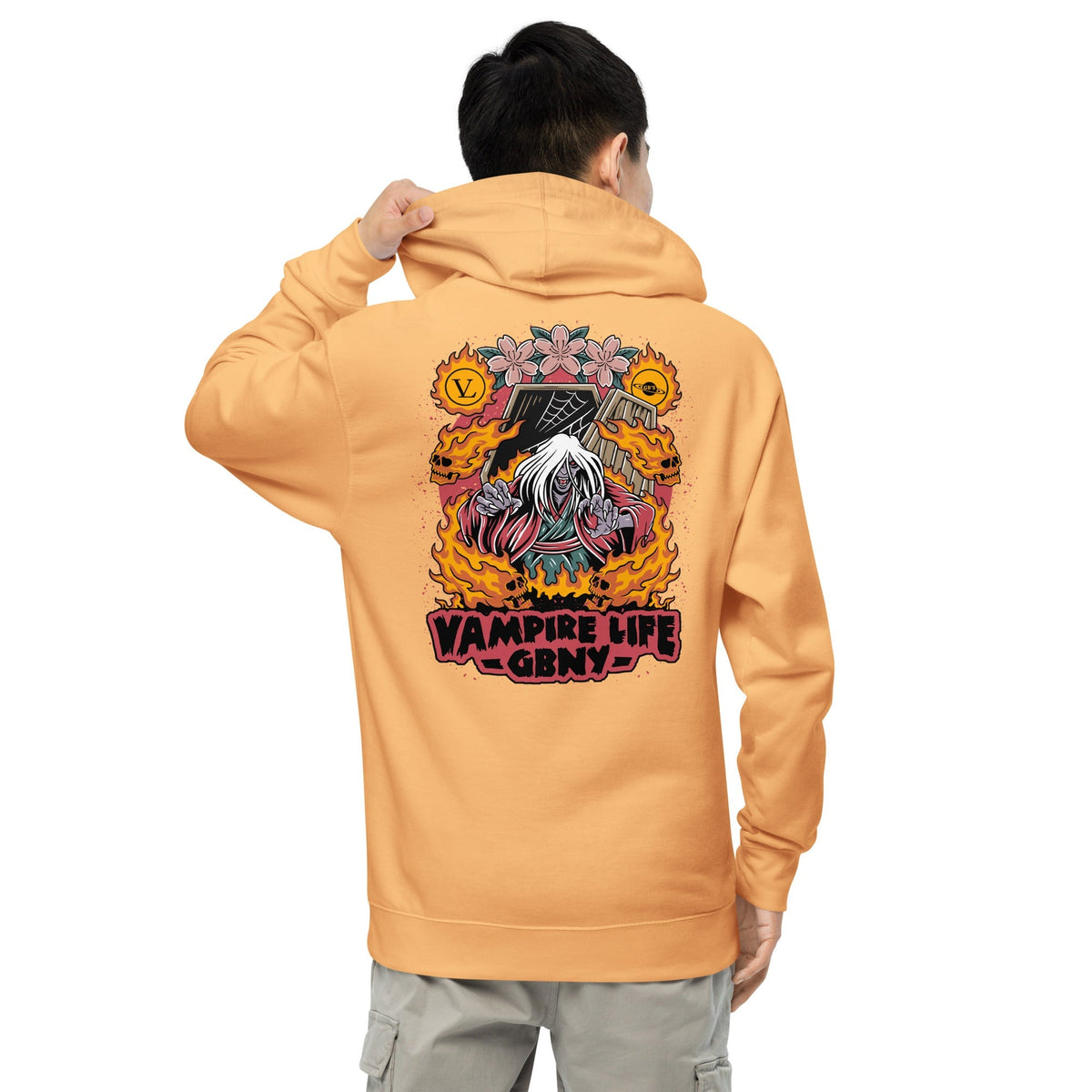 Vamp Life X GBNY "Fiery Vamp" Hoodie - Men's