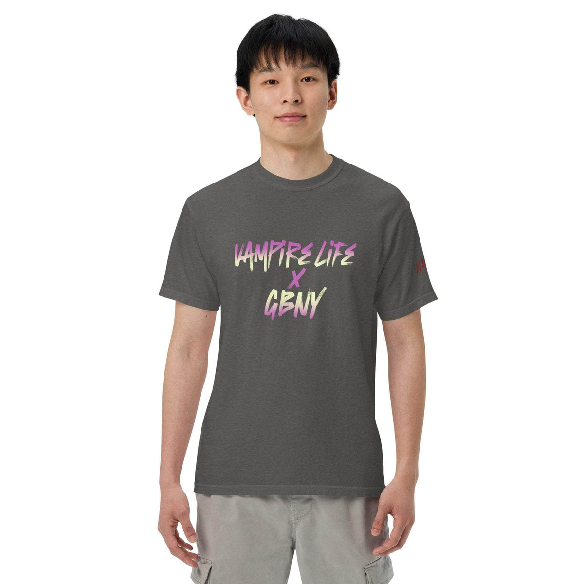 Vamp Life X GBNY "Rising Skull" dyed T-shirt - Men's