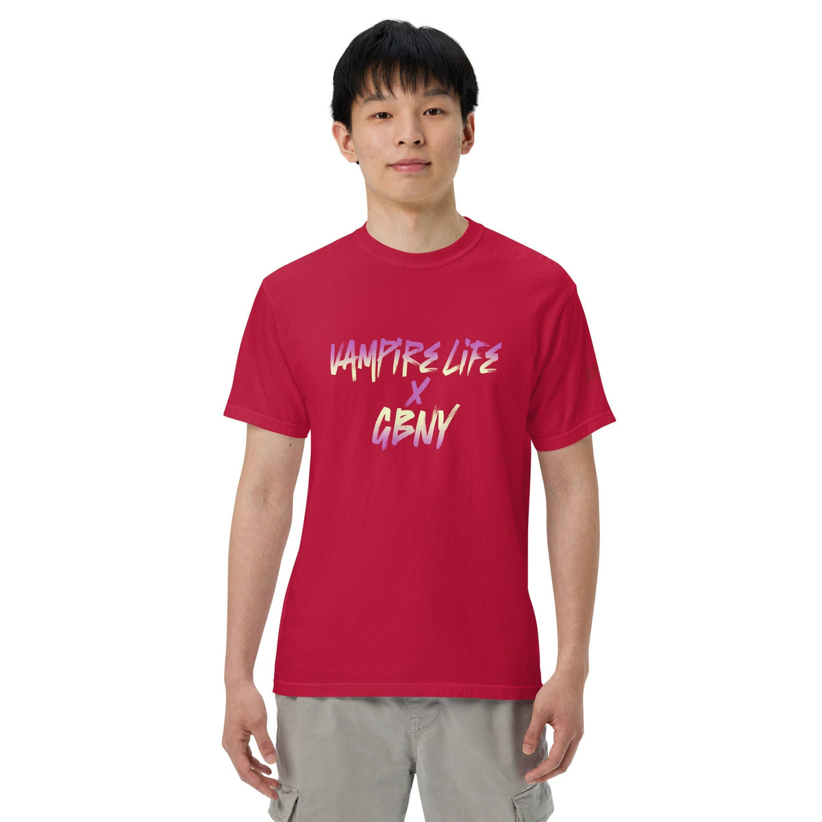 Vamp Life X GBNY "Rising Skull" dyed T-shirt - Men's