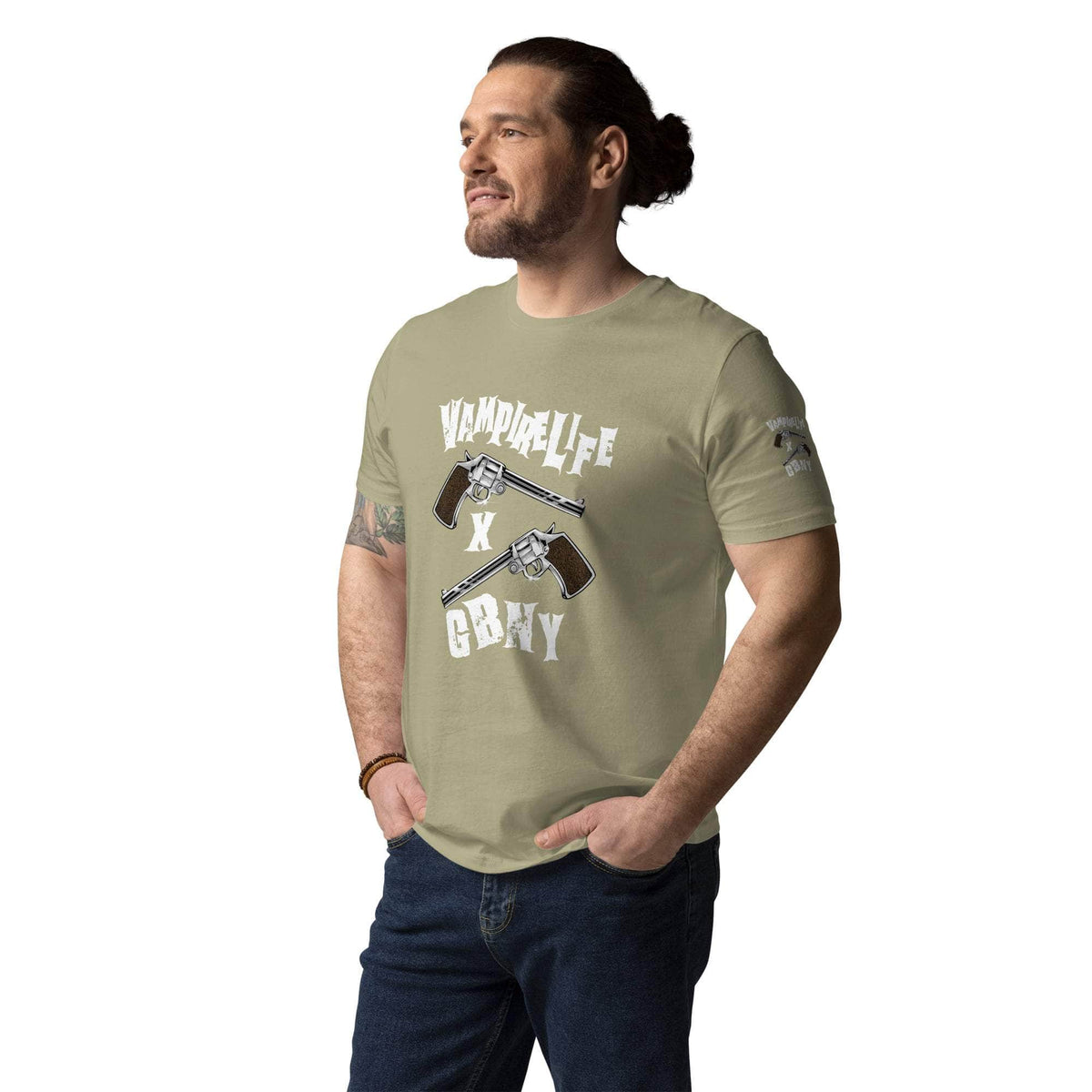 Vamp Life x GBNY Cowboy Gun Stock Tee - Men's