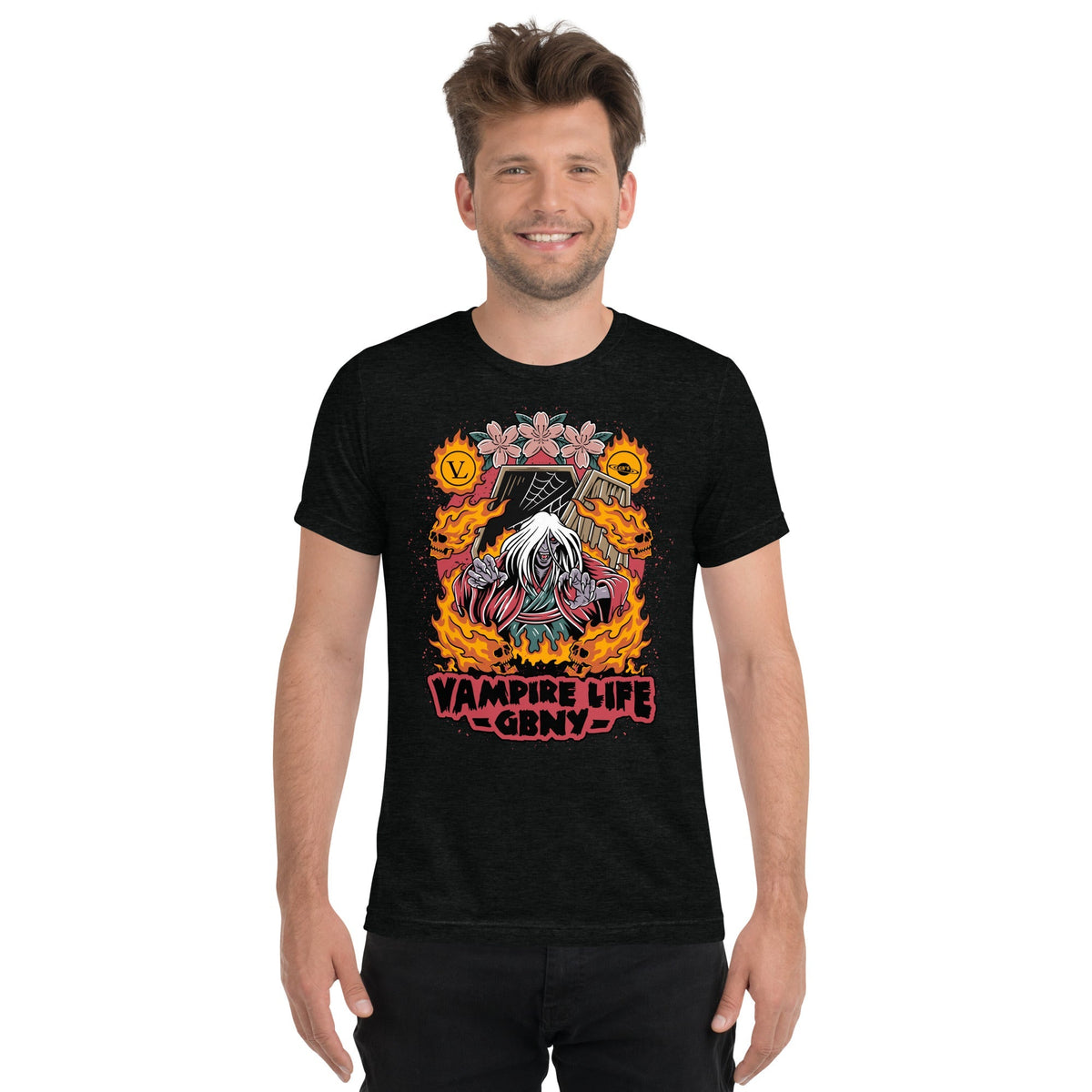 Vamp Life X GBNY "Fiery Vamp" T-shirt - Men's