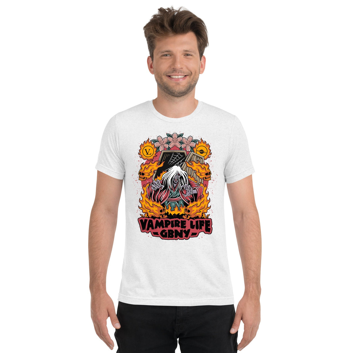 Vamp Life X GBNY "Fiery Vamp" T-shirt - Men's
