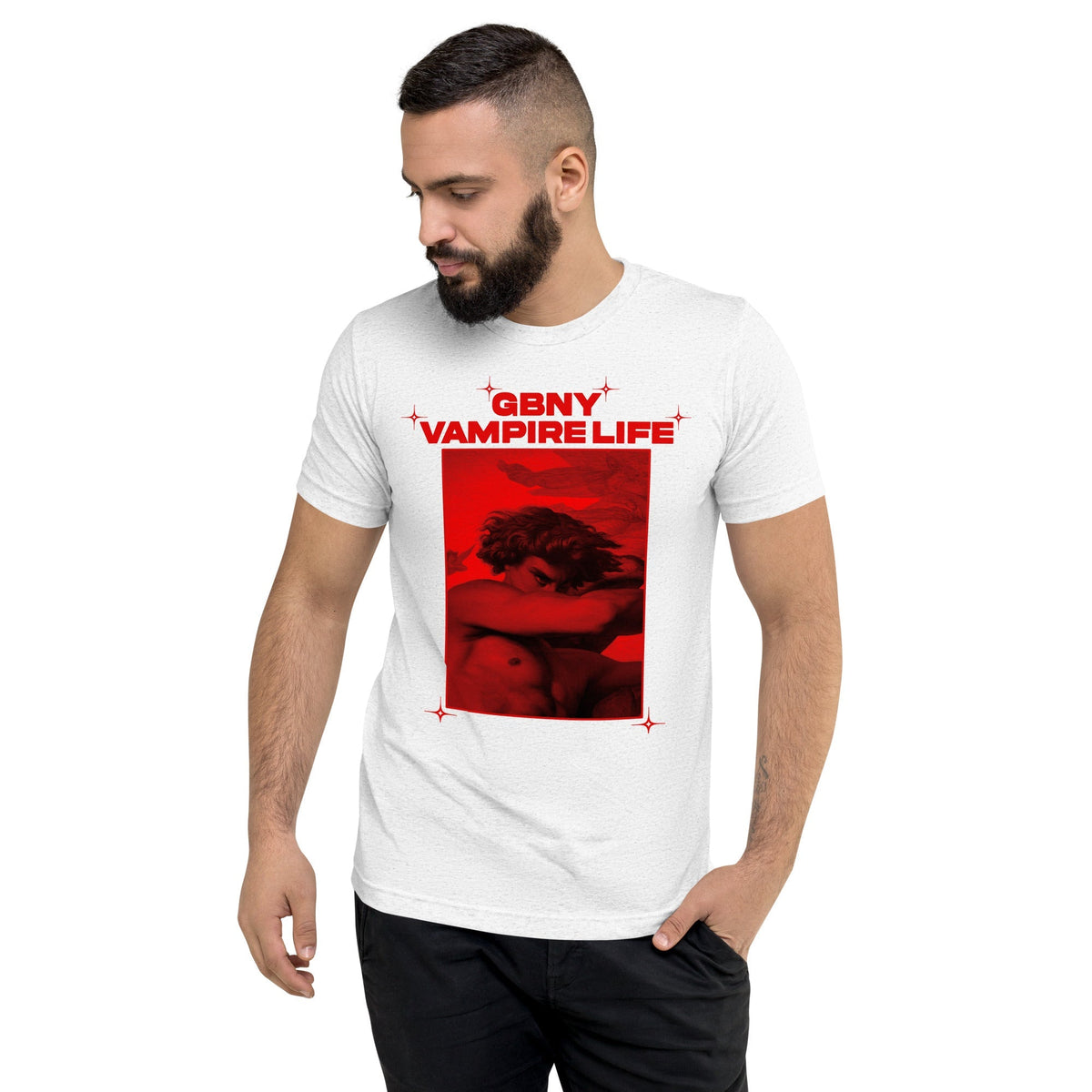 Vamp Life X GBNY "Hiding Angel" T-shirt - Men's