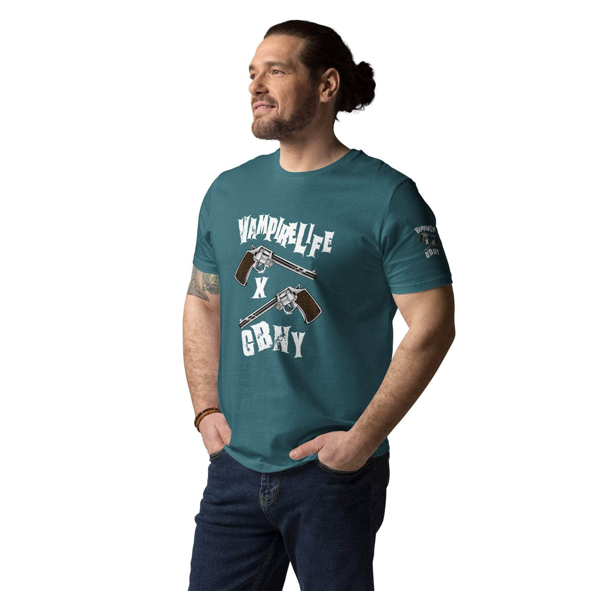 Vamp Life x GBNY Cowboy Gun Stock Tee - Men's