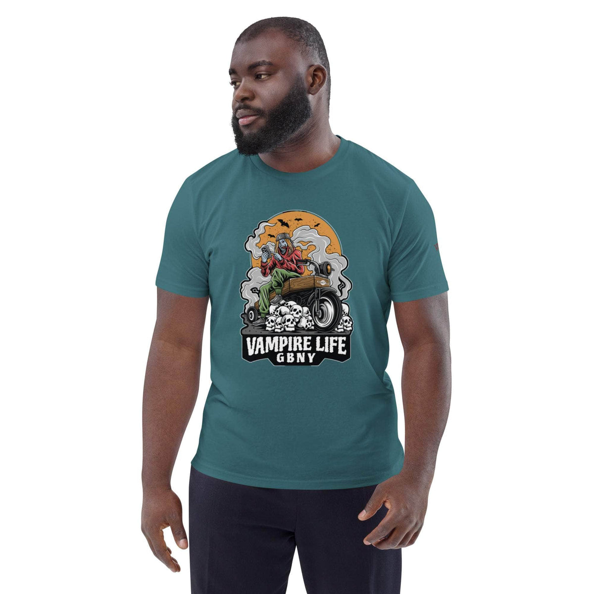 Vamp Life x GBNY Skull Smoky Rider Tee - Men's