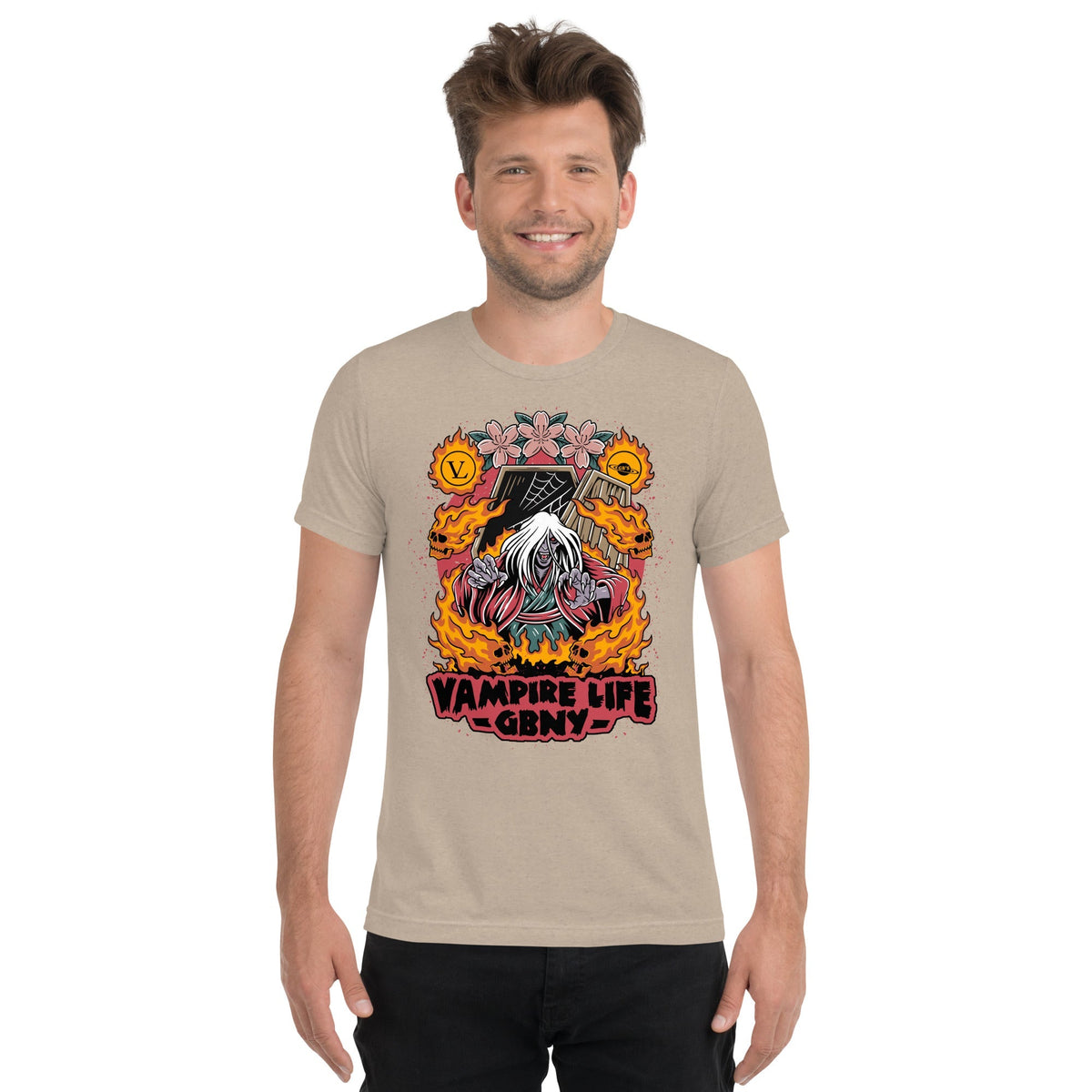 Vamp Life X GBNY "Fiery Vamp" T-shirt - Men's
