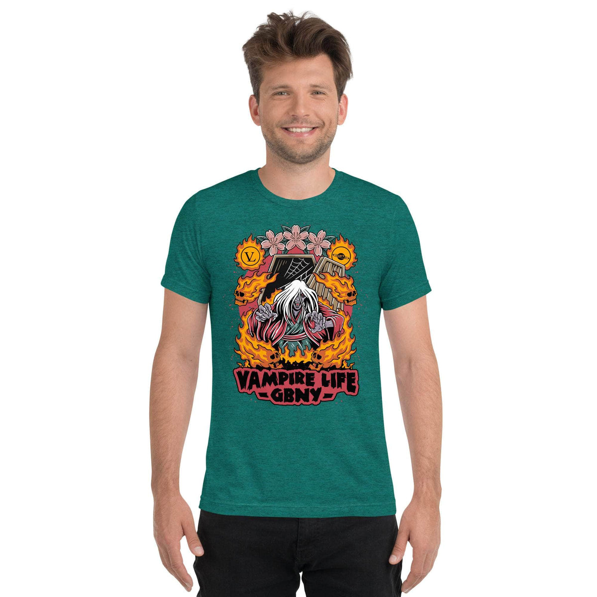 Vamp Life X GBNY "Fiery Vamp" T-shirt - Men's