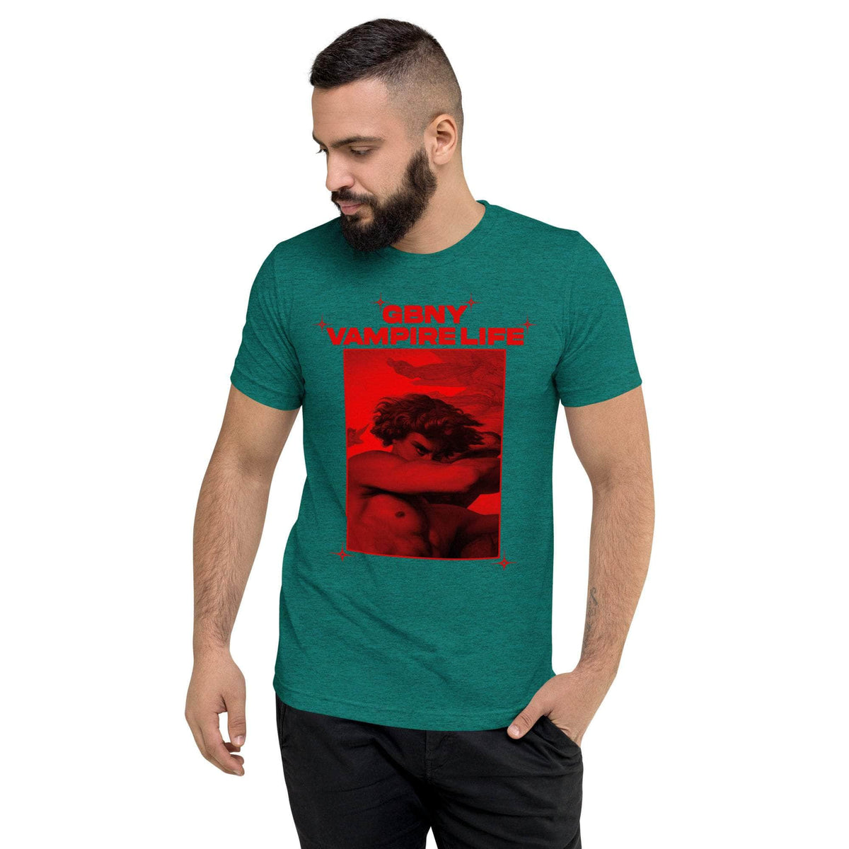 Vamp Life X GBNY "Hiding Angel" T-shirt - Men's