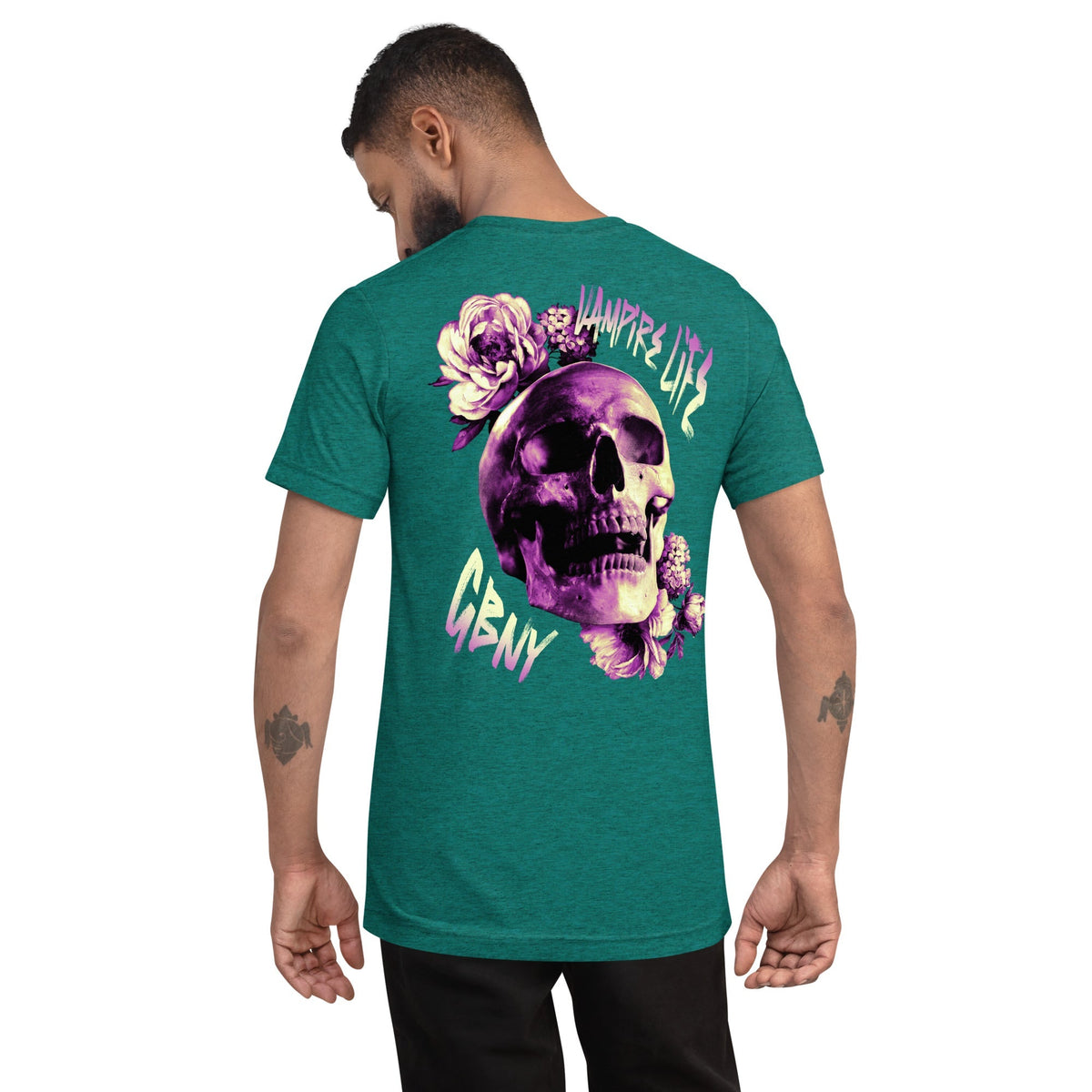 Vamp Life X GBNY "Rising Skull" T-shirt - Men's