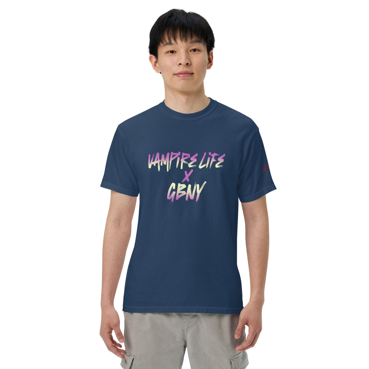 Vamp Life X GBNY "Rising Skull" dyed T-shirt - Men's