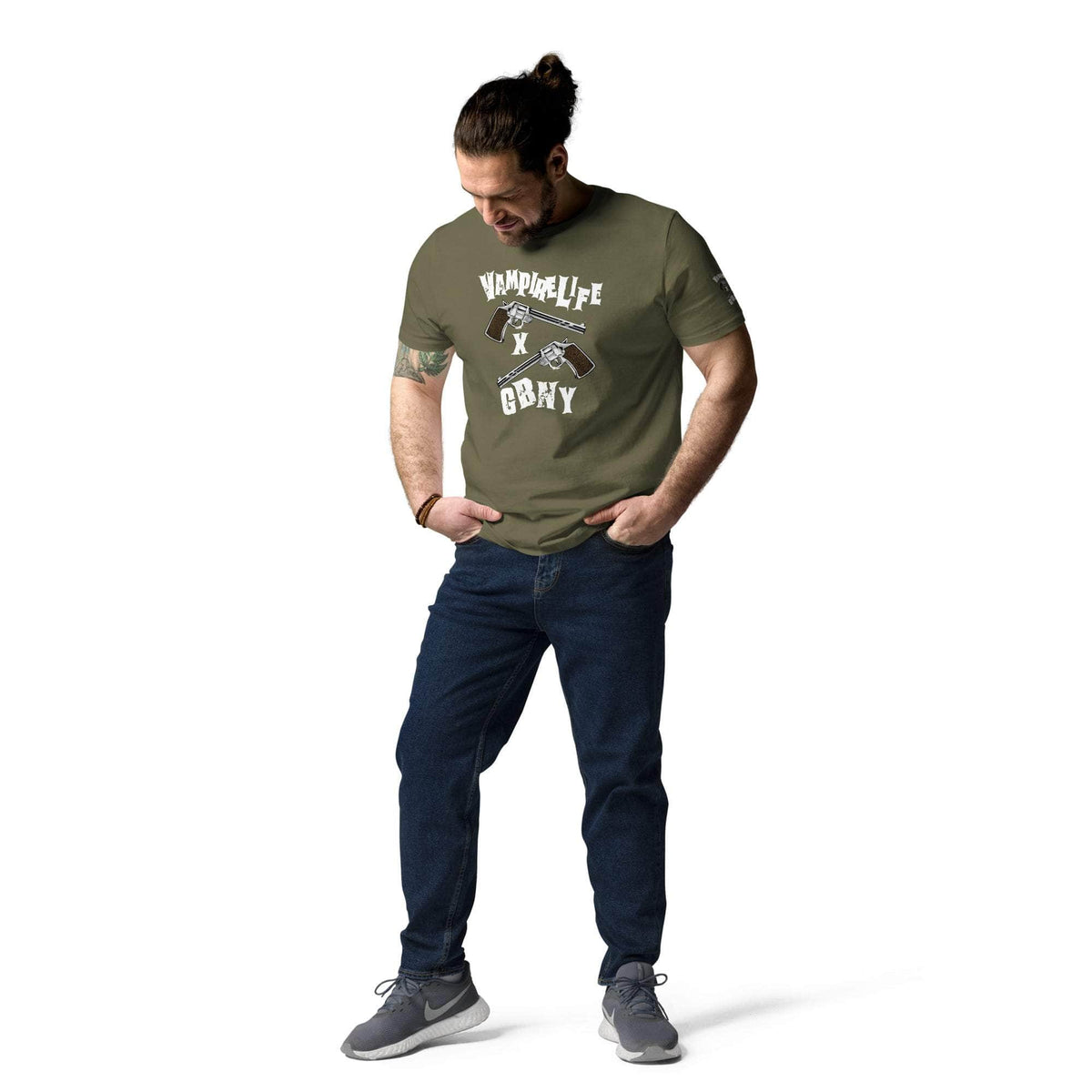 Vamp Life x GBNY Cowboy Gun Stock Tee - Men's