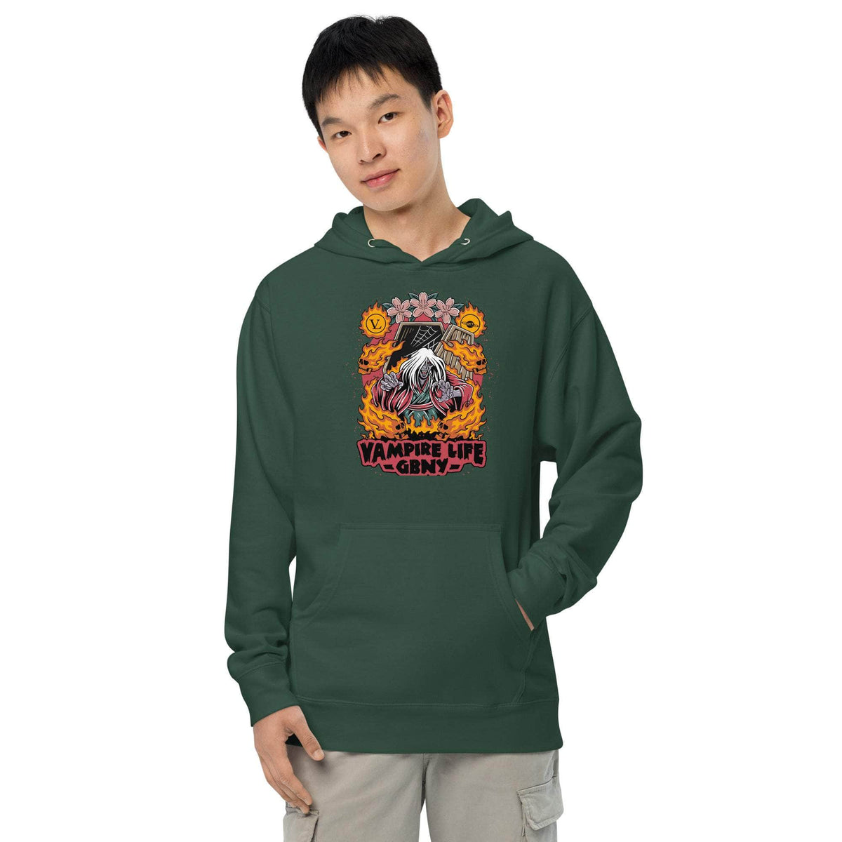 Vamp Life X GBNY "Fiery Vamp" Hoodie - Men's