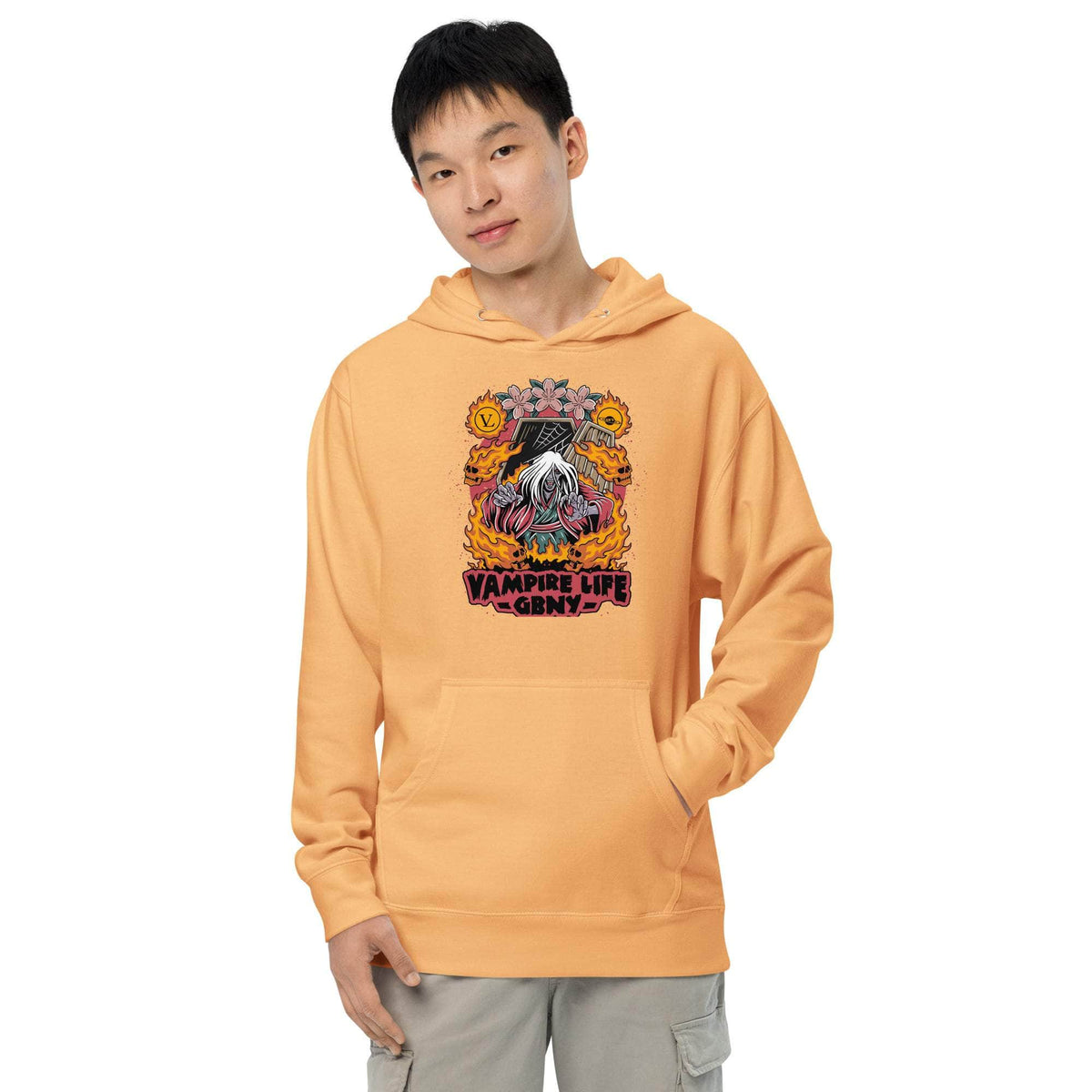 Vamp Life X GBNY "Fiery Vamp" Hoodie - Men's