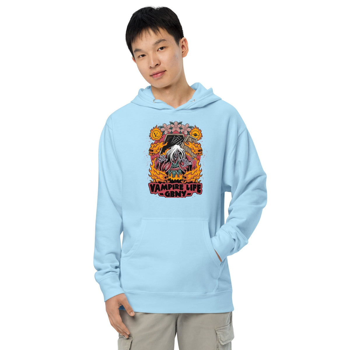 Vamp Life X GBNY "Fiery Vamp" Hoodie - Men's