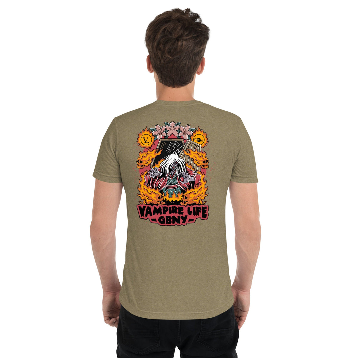 Vamp Life X GBNY "Fiery Vamp" T-shirt - Men's
