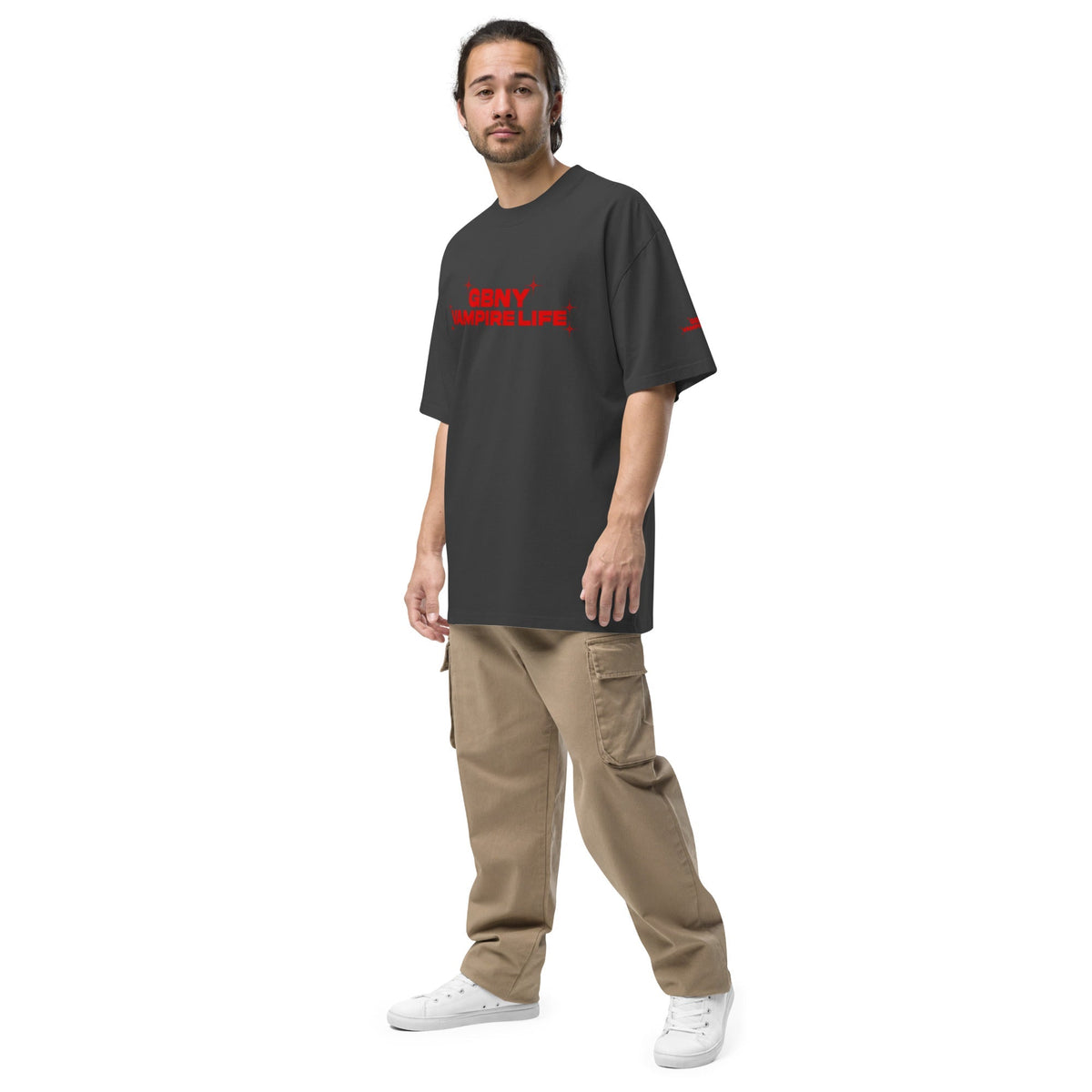 Vamp Life X GBNY "Hiding Angel" Oversized Faded T-shirt - Men's