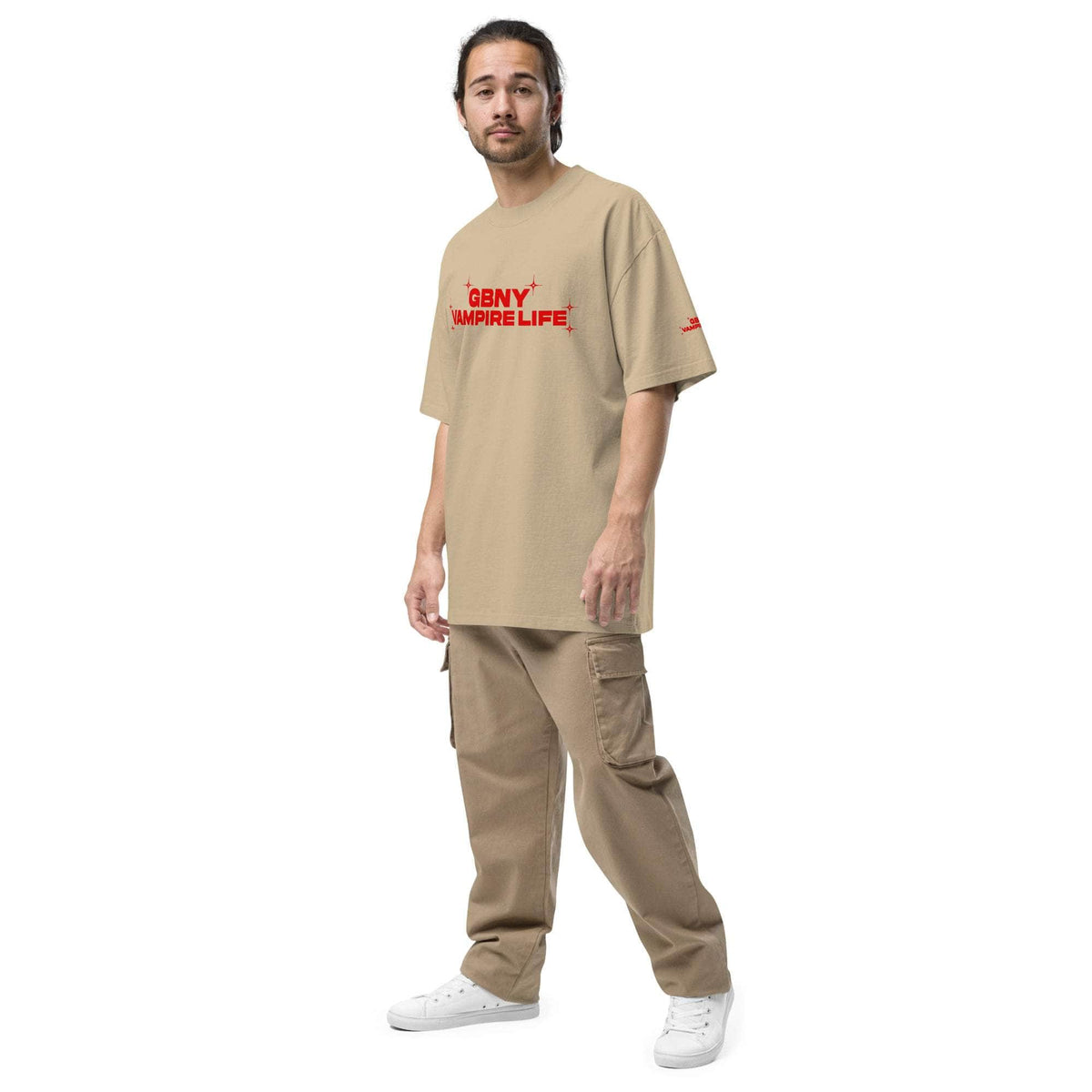 Vamp Life X GBNY "Hiding Angel" Oversized Faded T-shirt - Men's