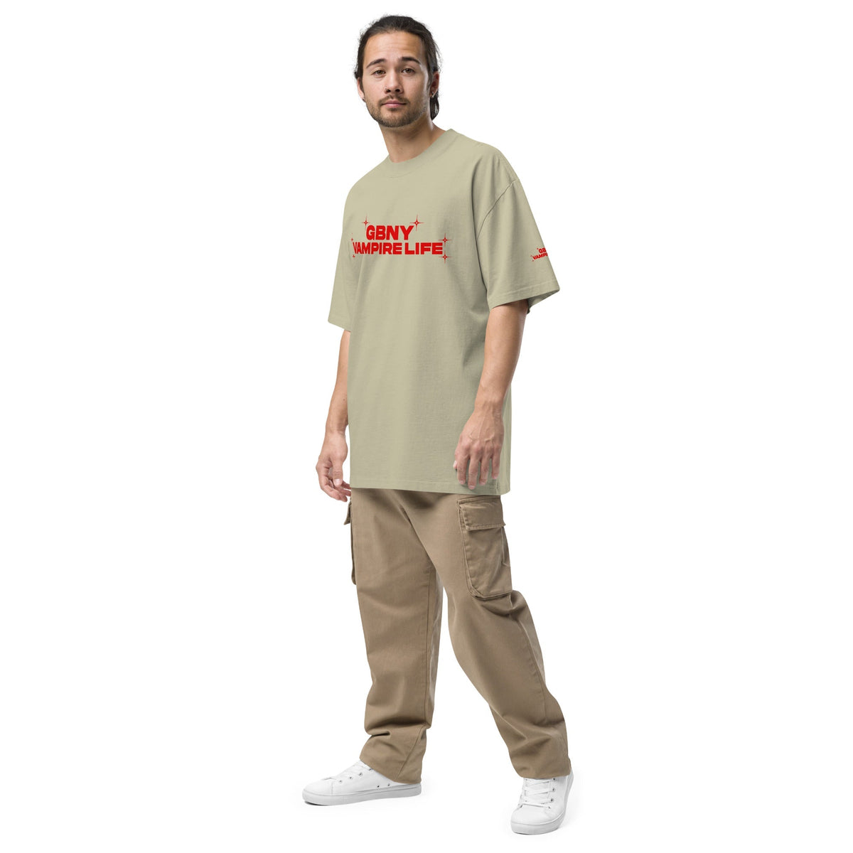 Vamp Life X GBNY "Hiding Angel" Oversized Faded T-shirt - Men's