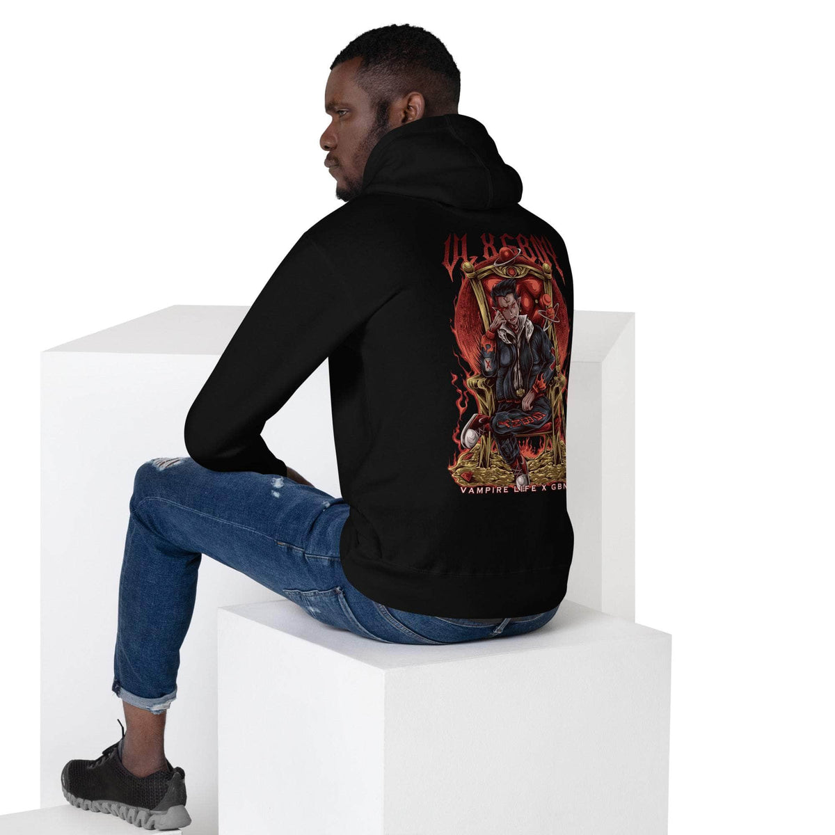 Vamp Life x GBNY Red Fire Unisex Hoodie