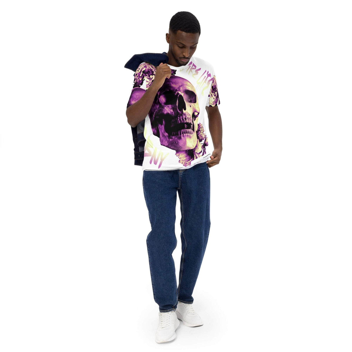 Vamp Life X GBNY "Rising Skull" All Over Print T-shirt - Men's