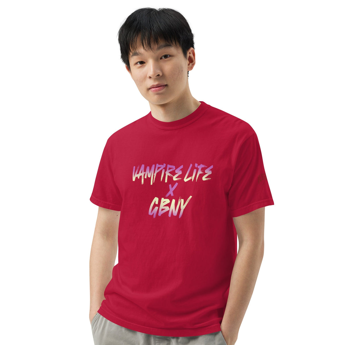 Vamp Life X GBNY "Rising Skull" dyed T-shirt - Men's