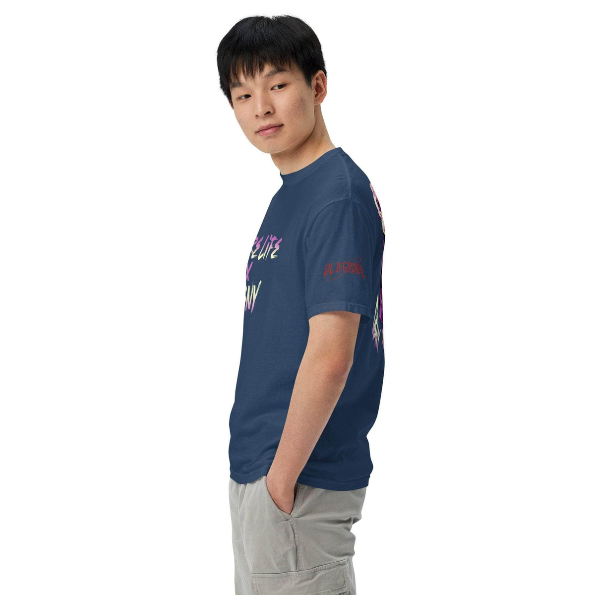 Vamp Life X GBNY "Rising Skull" dyed T-shirt - Men's