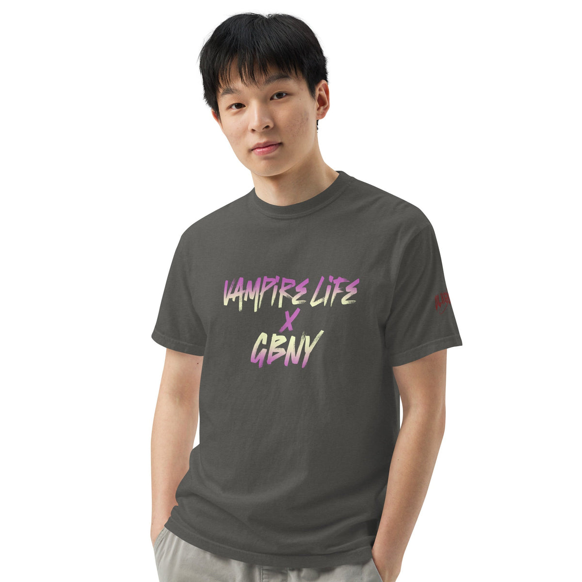 Vamp Life X GBNY "Rising Skull" dyed T-shirt - Men's