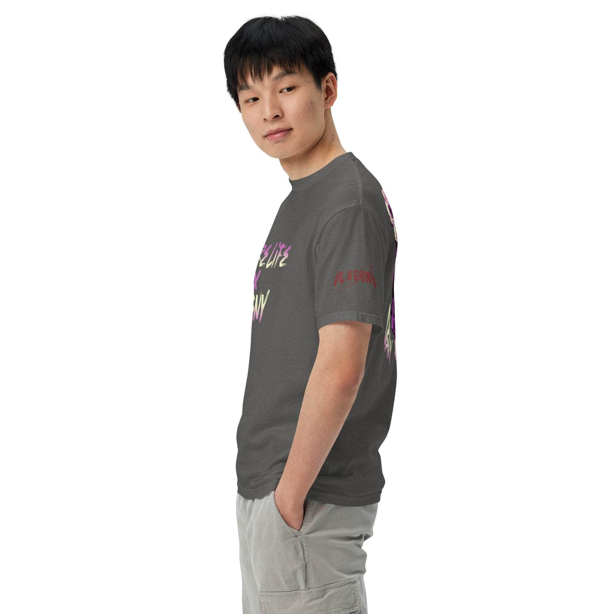 Vamp Life X GBNY "Rising Skull" dyed T-shirt - Men's