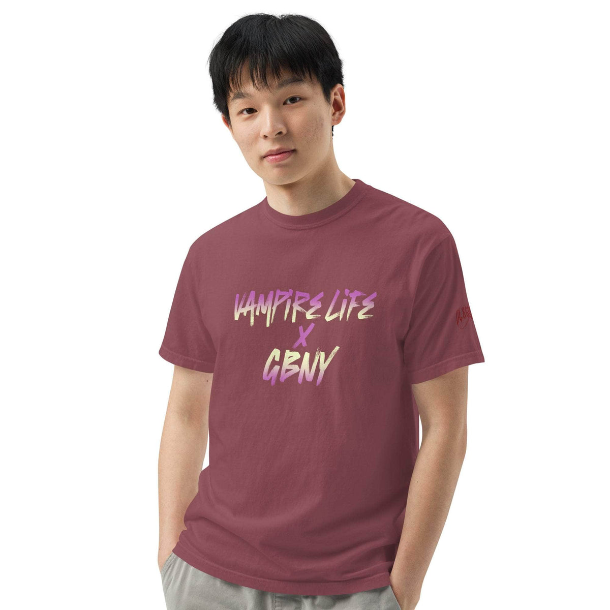 Vamp Life X GBNY "Rising Skull" dyed T-shirt - Men's