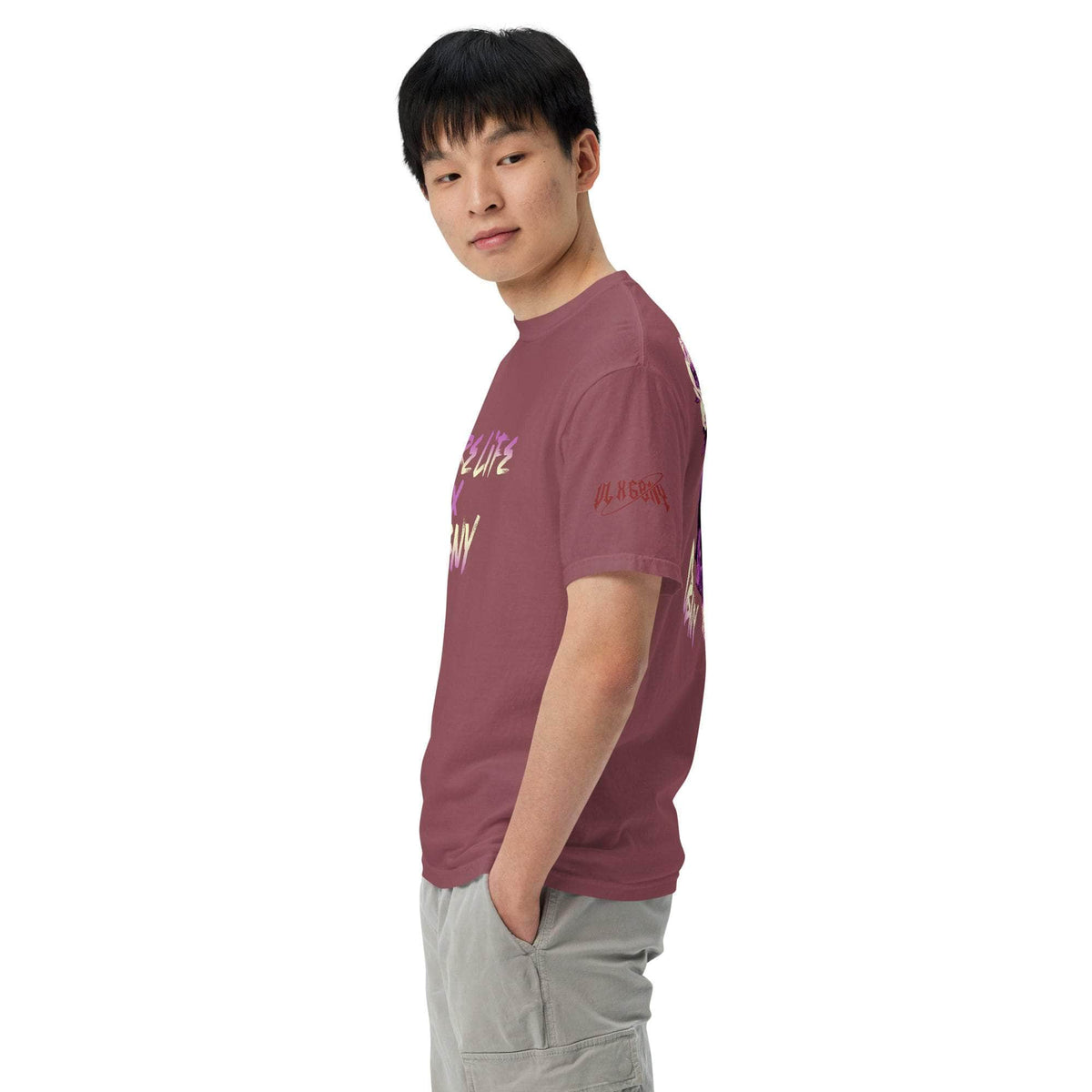 Vamp Life X GBNY "Rising Skull" dyed T-shirt - Men's