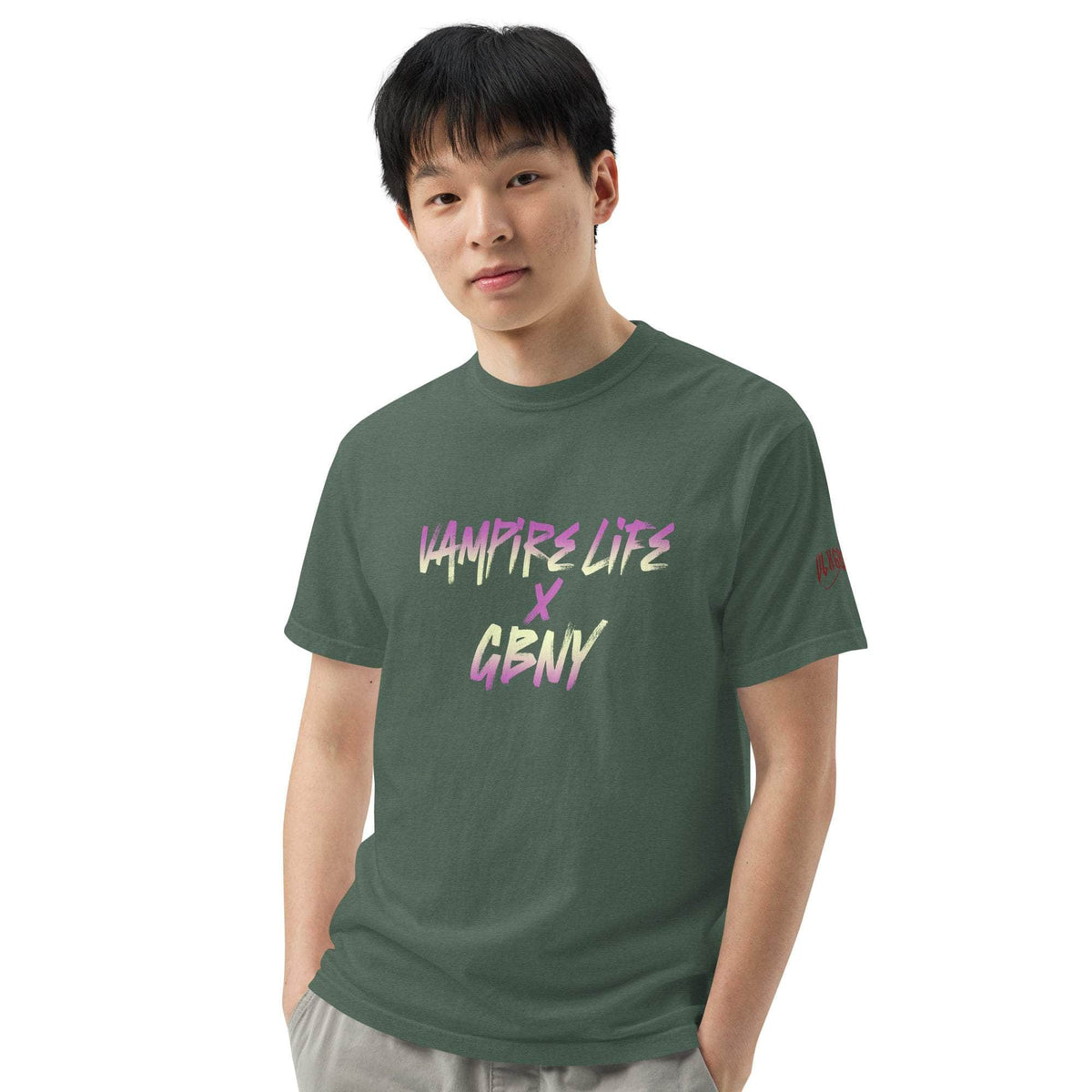 Vamp Life X GBNY "Rising Skull" dyed T-shirt - Men's